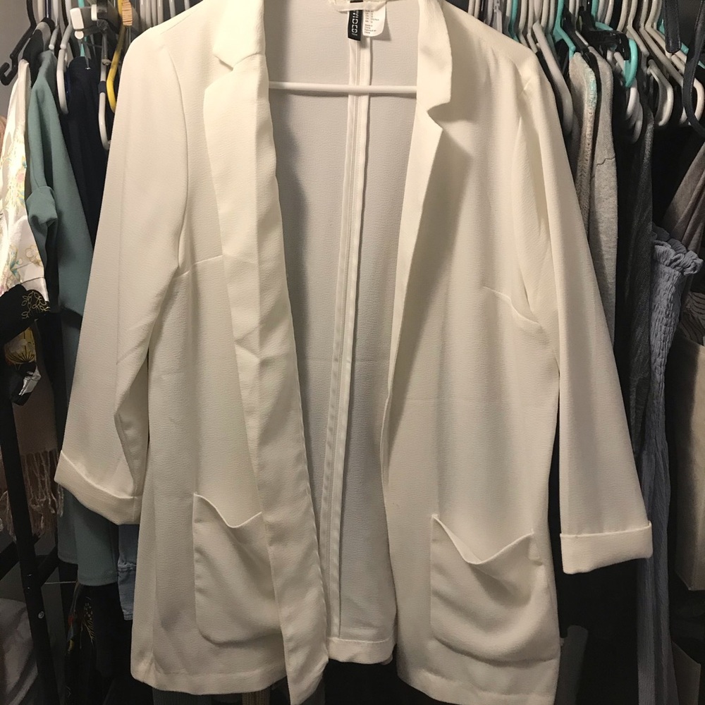 White blazer